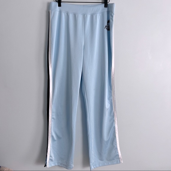 Disney Parks World 2 Piece Main Street Hood Full Zip Track Suit Pale Blue L - Picture 10 of 14